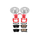 PowerStop Z23 Daily Driver Carbon-Fiber Ceramic Pads Drilled & Slotted Rotor & C