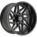 22x10 Gear Off Road 761B Gloss Black 6x135 6x139.7 6x5.5 ET-19 Wheel Rim