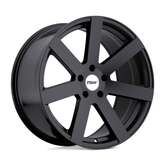 18x8 TSW Bardo Black Wheel/Rim 5x112 5-112 18-8 ET45