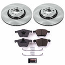 PowerStop OE Stock Replacement Low-Dust Ceramic Brake Pad and Rotor Kit