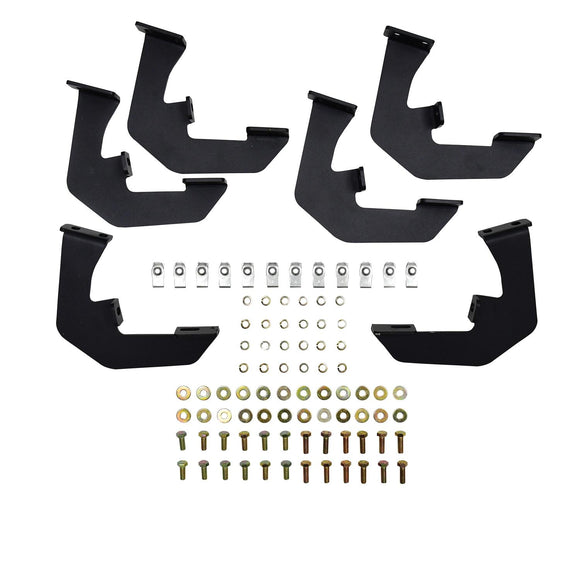 Westin HDX Drop Nerf Step Bars Powder Coated Textured Black Steel 56-14125