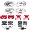 PowerStop Z23 Daily Driver Carbon-Fiber Ceramic Pads Drilled & Slotted Rotor & C