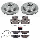 PowerStop OE Stock Replacement Low-Dust Ceramic Brake Pad, Rotor and Caliper Kit