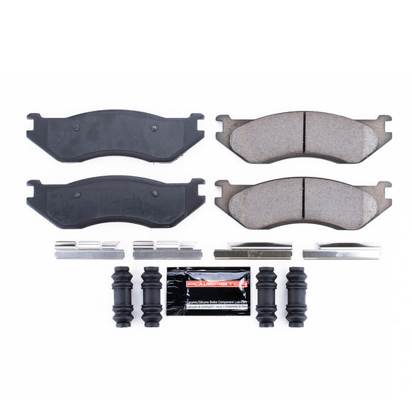 PowerStop Z23 Evolution Sport Carbon-Fiber Brake Pads With Hardware