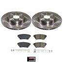 PowerStop OE Stock Replacement Low-Dust Ceramic Brake Pad and Rotor Kit