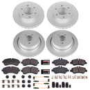 PowerStop Genuine Geomet Coated Rotor and Carbon-Fiber Ceramic Brake Pad Kit