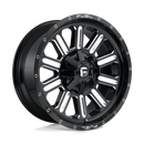 20x9 Fuel Off-Road D620 Hardline Gloss Black Milled 8x170 ET1 CB125.1 Wheel Rim
