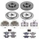 PowerStop OE Stock Replacement Low-Dust Ceramic Brake Pad, Rotor and Caliper Kit
