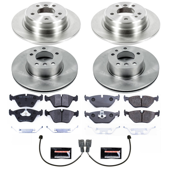 PowerStop Track Day Spec High-Performance Brake Pad and Rotor Kit