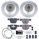 PowerStop Genuine Geomet Coated Rotor and Carbon-Fiber Ceramic Brake Pad Kit