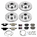 PowerStop OE Stock Replacement Low-Dust Ceramic Brake Pad and Rotor Kit