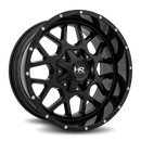 20x10 Hardrock Gunner Gloss Black 6x135/139.7 ET-19 wheel/rim-2