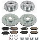 PowerStop Z23 Daily Driver Carbon-Fiber Ceramic Brake Pad and Drilled & Slotted