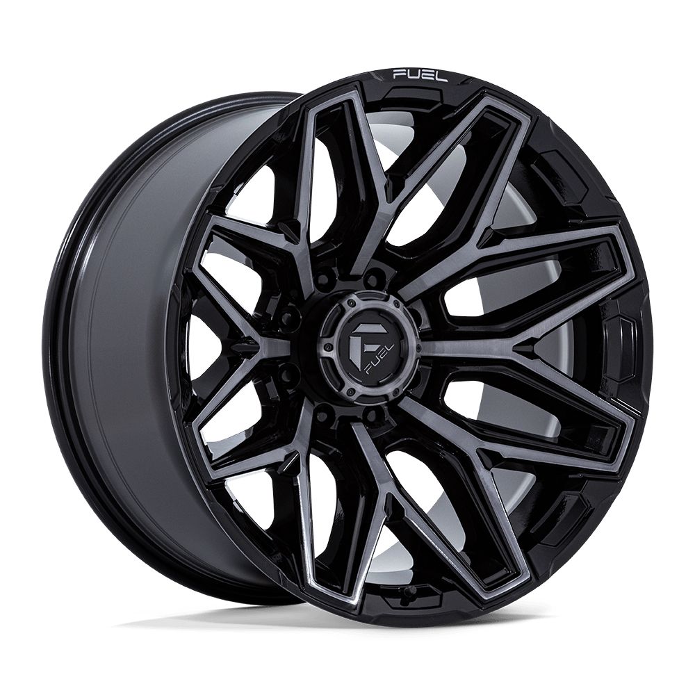 20x9 Fuel Off-Road Flux Gloss Black Brushed Face With Gray Tint 8x180 ...