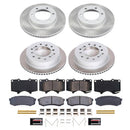 PowerStop Semi-Coated Rotor and Low-Dust Ceramic Brake Pad Kit