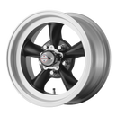15X7 American Racing Torq Thrust D Black Wheel/Rim 5x114.3 15-7 ET-6-3