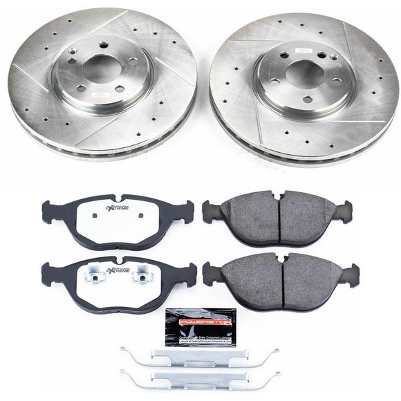 PowerStop Z26 Street Performance Ceramic Brake Pad and Drilled & Slotted Rotor K