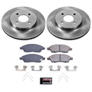 PowerStop OE Stock Replacement Low-Dust Ceramic Brake Pad and Rotor Kit