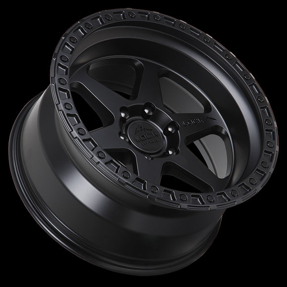 18x9 Lock Off-Road Olympus Matte Black Ring 5x127 5x5 ET-12 Wheel Rim