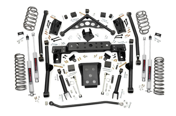 Rough Country 4" Lift Kit Long Arm For Jeep Grand Cherokee WJ 4WD 99-04