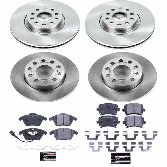 PowerStop Track Day Spec High-Performance Brake Pad and Rotor Kit