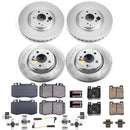 PowerStop Genuine Geomet Coated Rotor and Carbon-Fiber Ceramic Brake Pad Kit