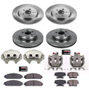 PowerStop OE Stock Replacement Low-Dust Ceramic Brake Pad, Rotor and Caliper Kit