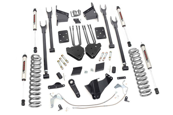 Rough Country 6" Lift Kit 4-Link For Ford Super Duty 4WD 11-14