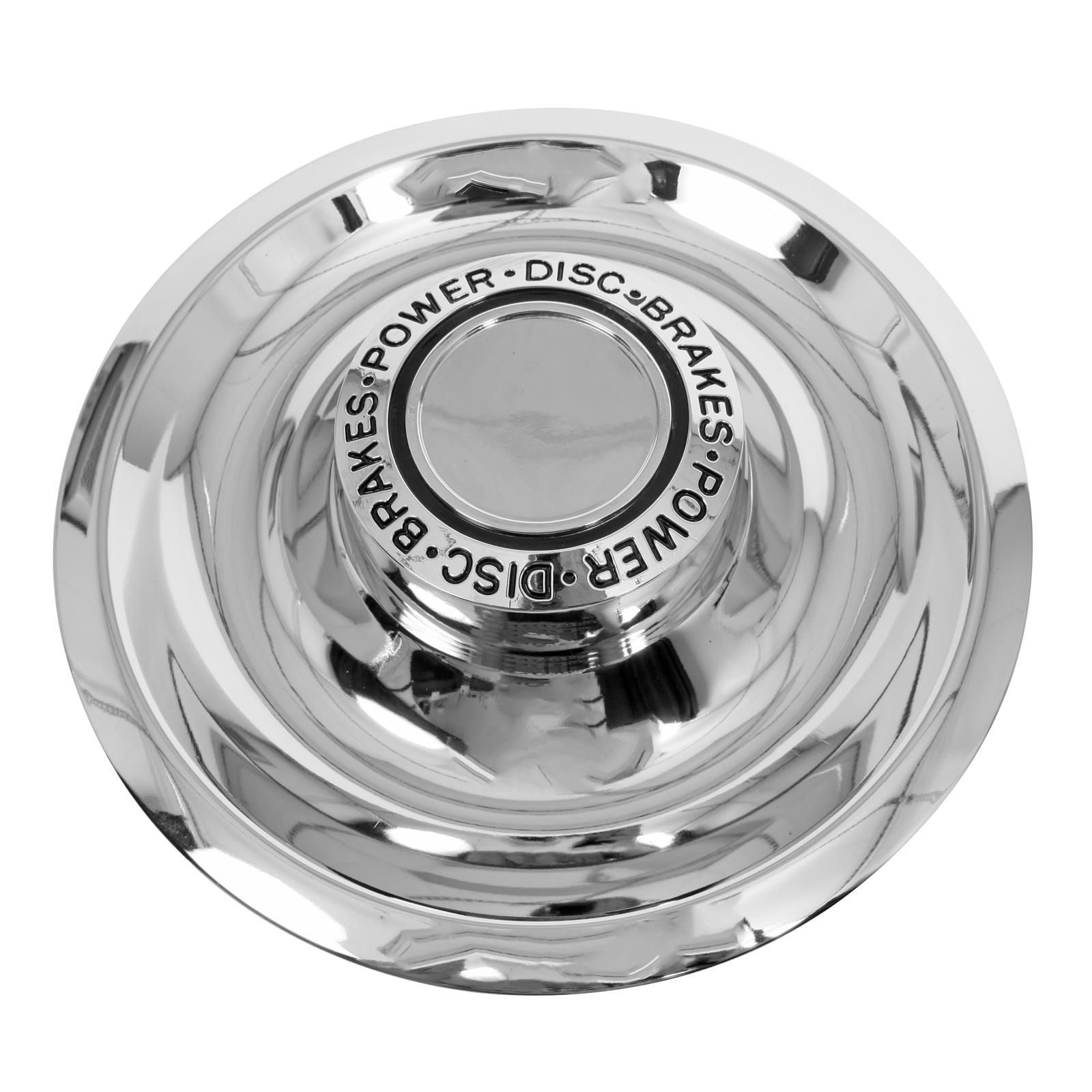 Vision Wheel Chrome Power Disc Brake Center Cap Fits 55 & 57 Series Rally