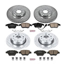 PowerStop Z23 Daily Driver Carbon-Fiber Ceramic Brake Pad and Drilled & Slotted