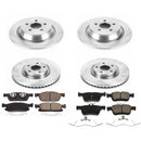 PowerStop OE Stock Replacement Low-Dust Ceramic Brake Pad and Rotor Kit