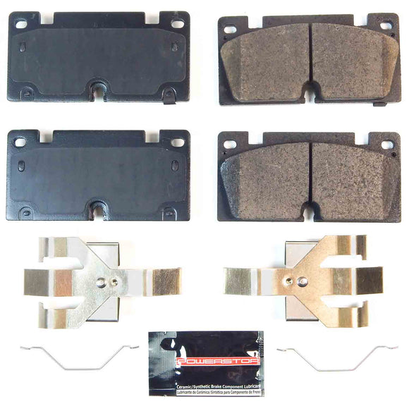 PowerStop Z23 Evolution Sport Carbon-Fiber Brake Pads With Hardware