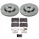 PowerStop OE Stock Replacement Low-Dust Ceramic Brake Pad and Rotor Kit