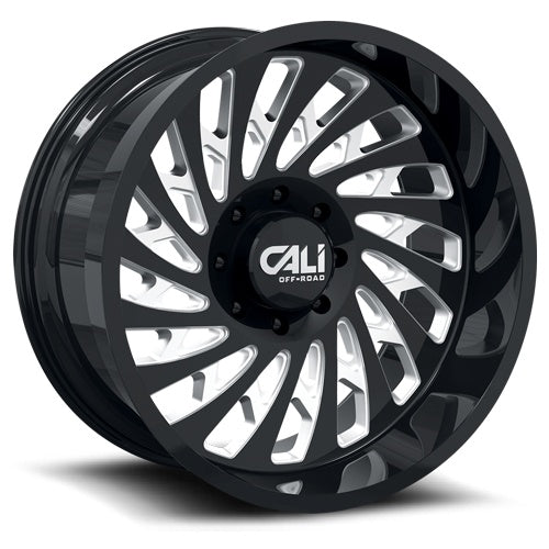 20x12 Cali Off-Road Switchback Black-Gloss Wheel/Rim 5x127 9108-2273BM