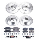 PowerStop Z23 Daily Driver Carbon-Fiber Ceramic Brake Pad and Drilled & Slotted