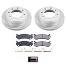 PowerStop Semi-Coated Rotor and Low-Dust Ceramic Brake Pad Kit