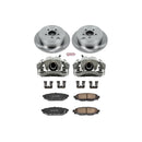 PowerStop OE Stock Replacement Low-Dust Ceramic Brake Pad, Rotor and Caliper Kit