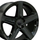 20" Replica Wheel JP06 Fits Jeep Grand Cherokee Rim 20x9 Black Wheel