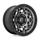 17X9 Fuel D784 Unit Gunmetal With Matte Black Ring 5X127 ET1 wheel/rim