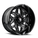 20x10 American Truxx AT1914 Euphoria Black Milled 6x135 ET-19 Wheel Rim