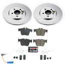 PowerStop Genuine Geomet Coated Rotor and Carbon-Fiber Ceramic Brake Pad Kit