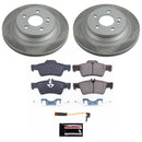 PowerStop Semi-Coated Rotor and Low-Dust Ceramic Brake Pad Kit
