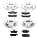 PowerStop Z23 Daily Driver Carbon-Fiber Ceramic Brake Pad and Drilled & Slotted