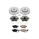 PowerStop OE Stock Replacement Low-Dust Ceramic Brake Pad, Rotor and Caliper Kit