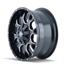 20x10 Mayhem Warrior Black-Milled Wheel/Rim 8x180 8015-2178M