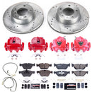 PowerStop Z23 Daily Driver Carbon-Fiber Ceramic Pads Drilled & Slotted Rotor & C