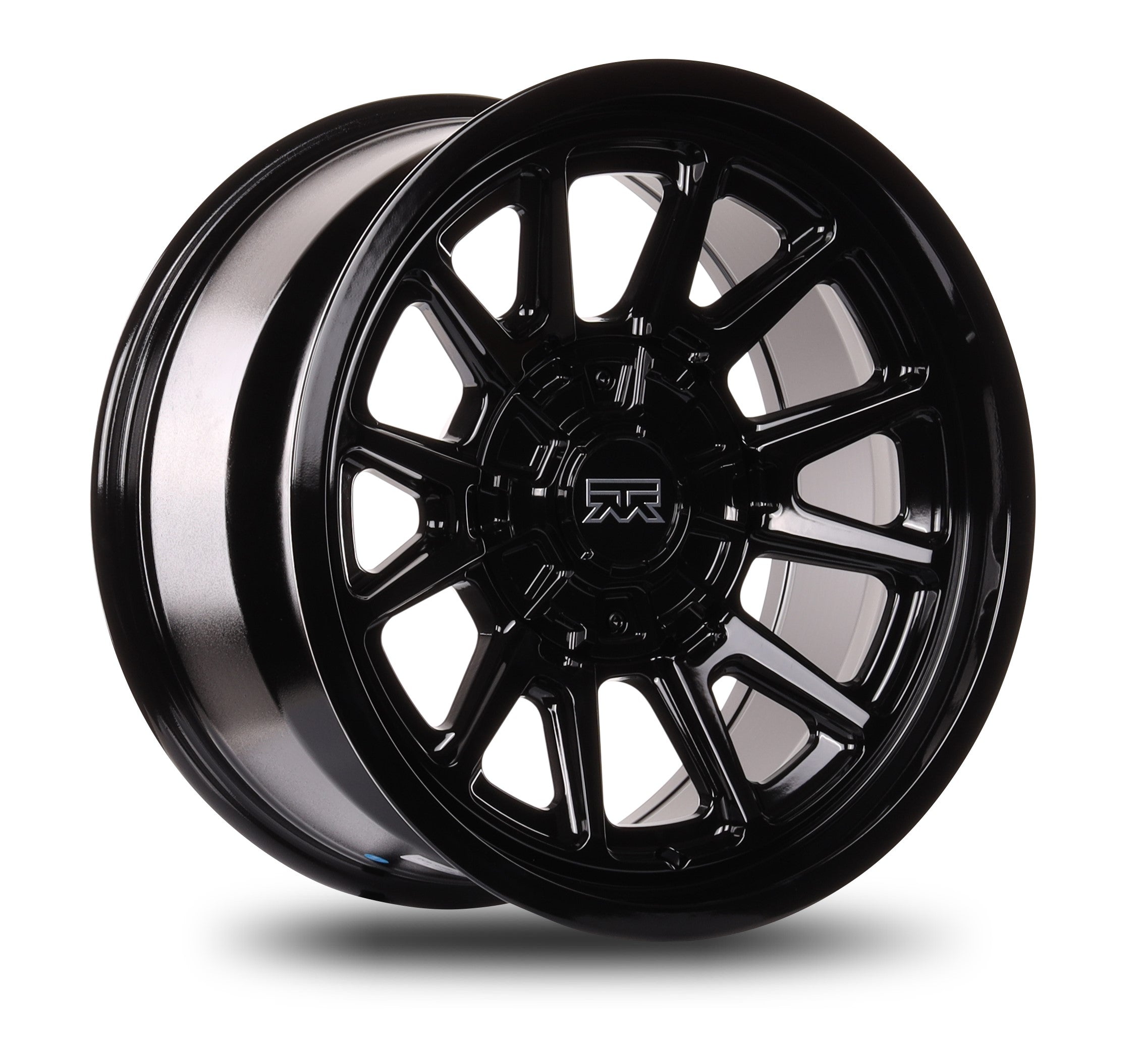 18x9 Mudder Trucker MT706 Detox Black 5x127 5x5 5x139.7 5x5.5 ET-12 Wheel