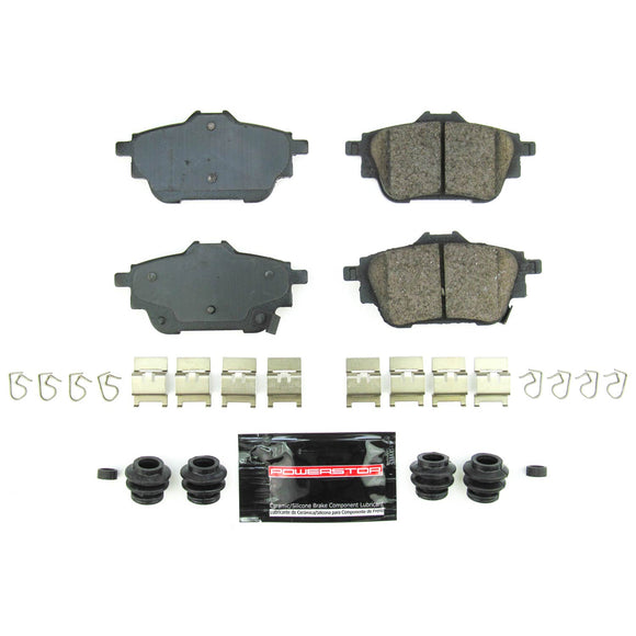 PowerStop Z23 Evolution Sport Carbon-Fiber Brake Pads With Hardware