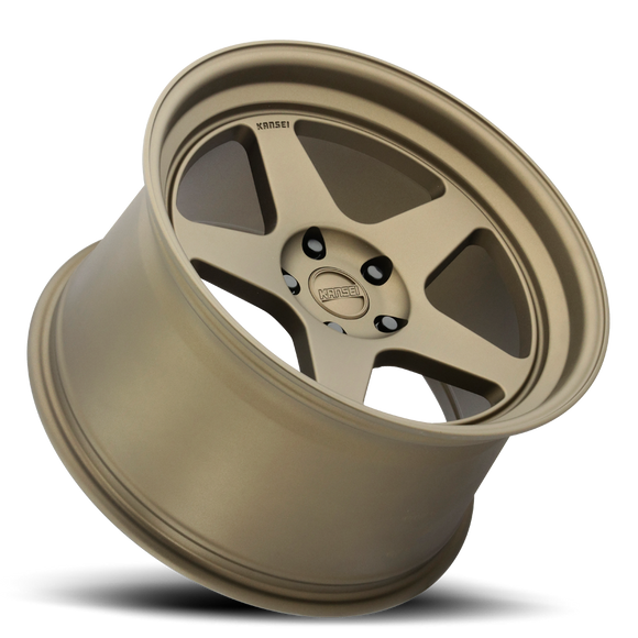 18x10.5 Kansei K12B KNP Textured Bronze 5x120 ET12 CB72.56 Wheel