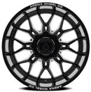 22x12 Arena Wheel Violator Gloss Black And Milled Wheel 8x170 ET-44 CB125.1